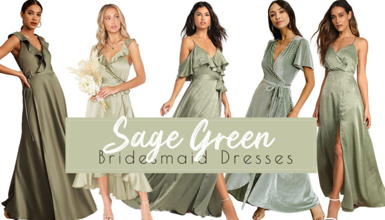 sage green bridesmaid dresses