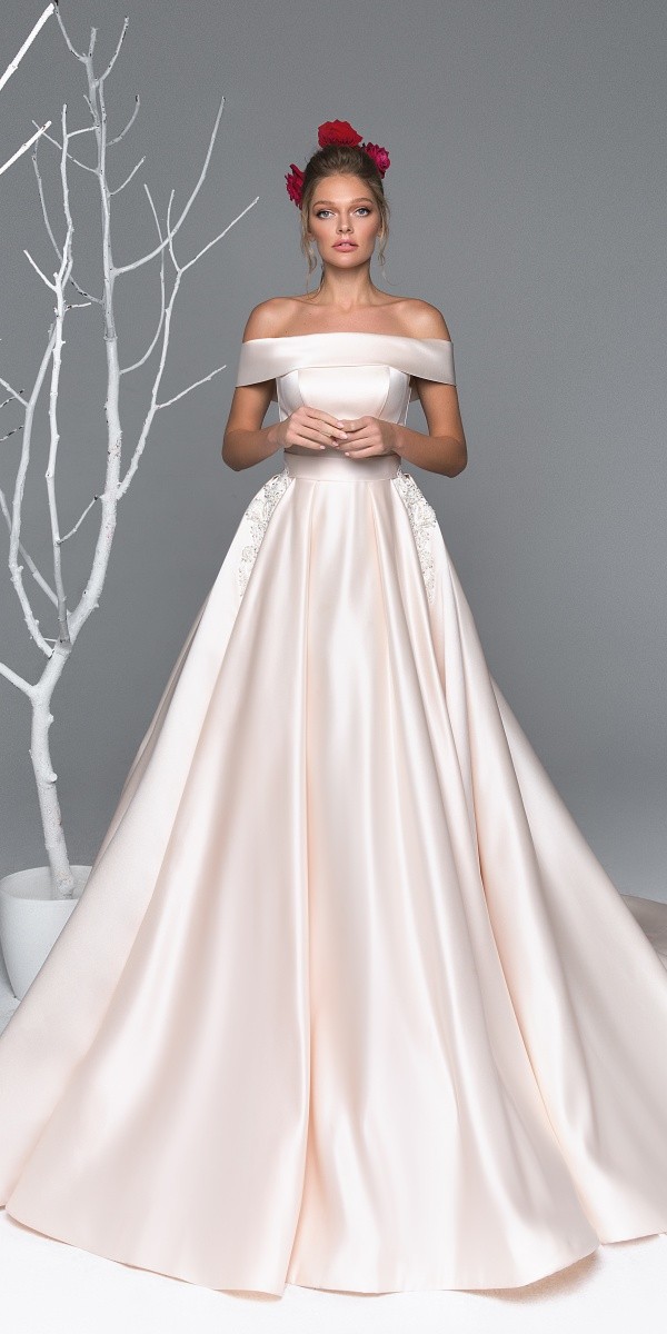 Eva Lendel elegant simple wedding dresses agata