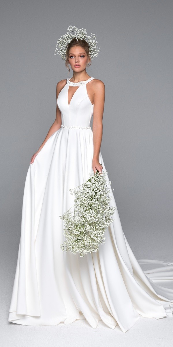 Eva Lendel elegant simple wedding dresses alex