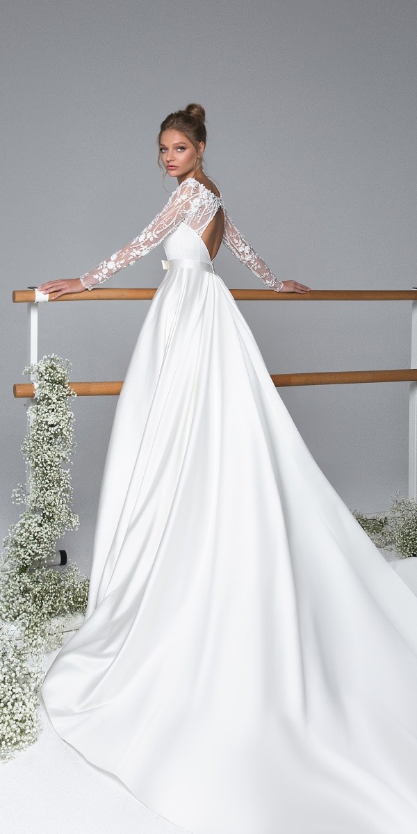 Eva Lendel elegant simple wedding dresses alexis