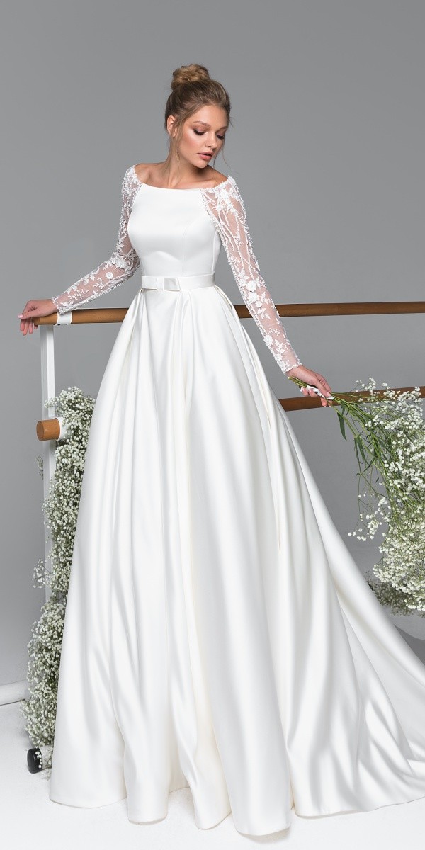 Eva Lendel elegant simple wedding dresses alexis_1