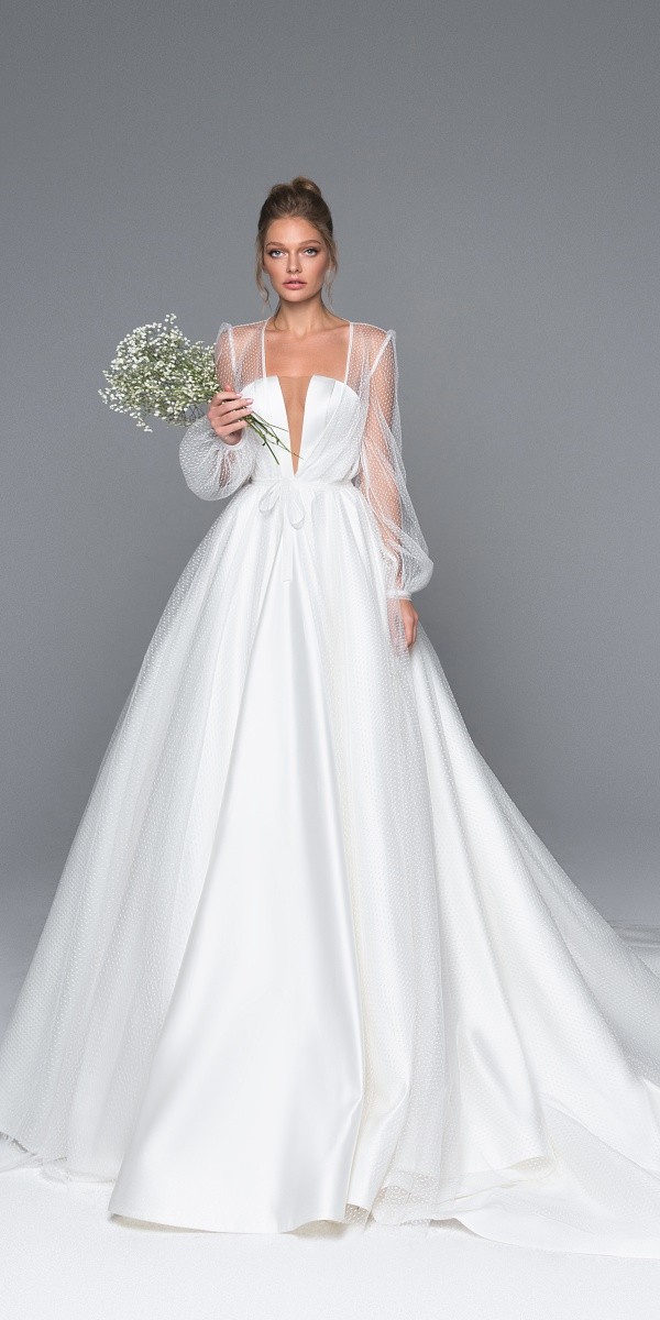 Eva Lendel elegant simple wedding dresses aria_2