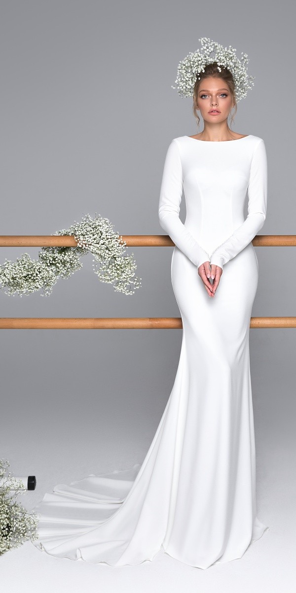 Eva Lendel elegant simple wedding dresses caprise