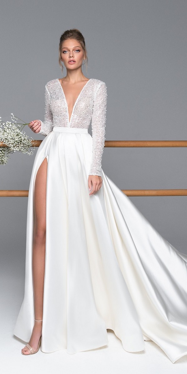 Eva Lendel elegant simple wedding dresses kylie_3