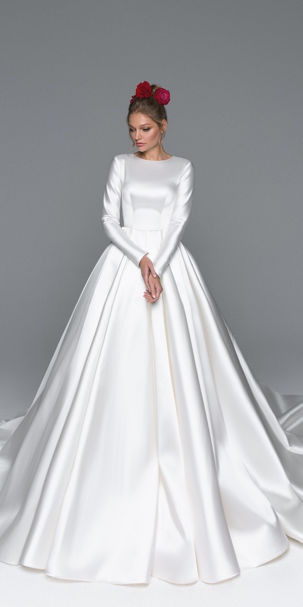 Eva Lendel elegant simple wedding dresses rafaella