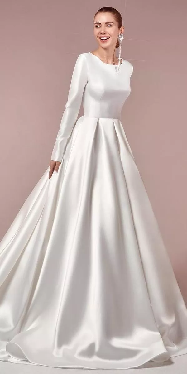 Long Sleeve Simple Wedding Dresses Best 10 - Find the Perfect Venue for ...