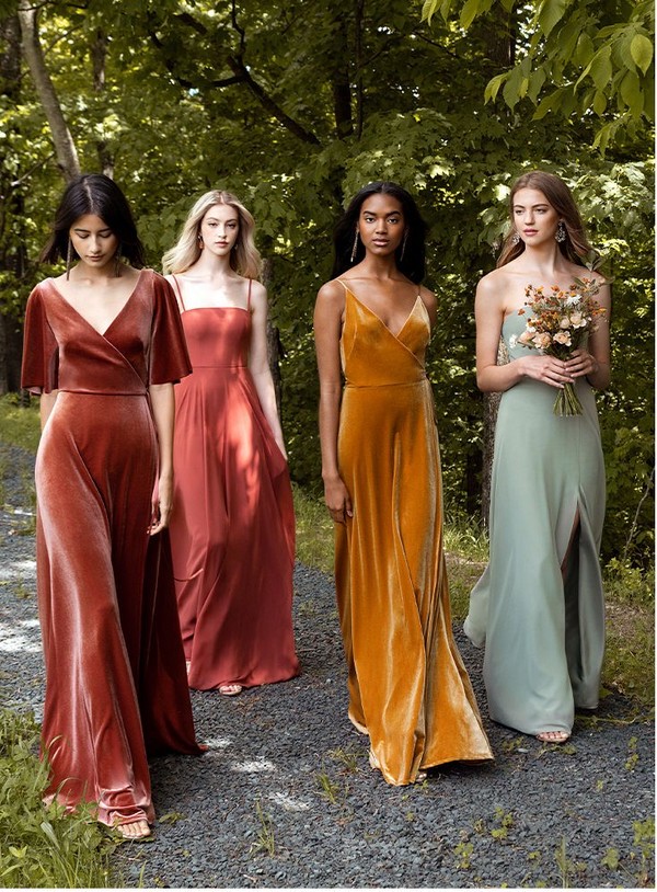 Jenny Yoo Fall Bridesmaid Dresses #bridesmaid #dresses #wedding #bridesmaiddresses