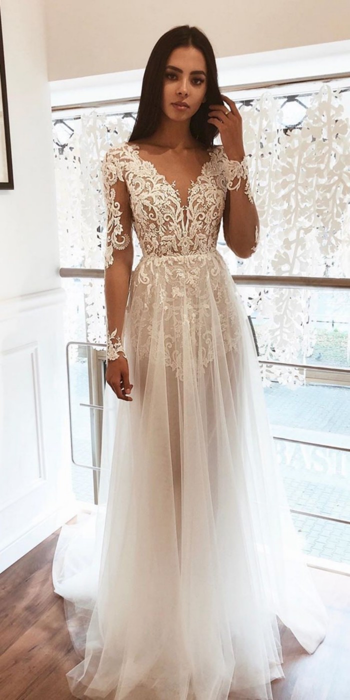 Lace Wedding Dresses from tomsebastien_official #wedding #dresses #weddingdresses #weddingideas #bridaldresses