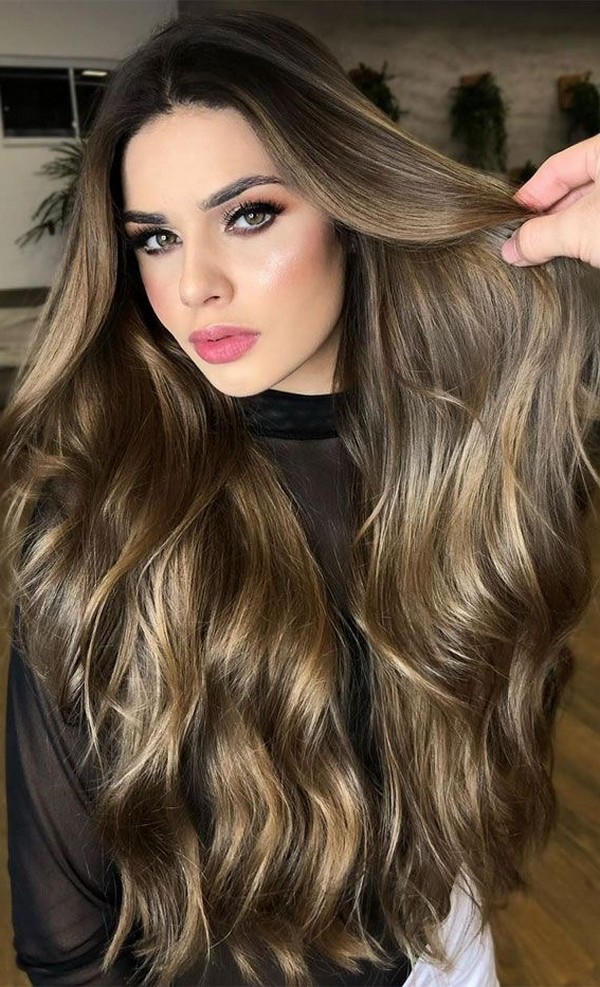 hair colors light brown hair color, ash brown hair, hair color summer #haircolor #brownhair #hairstyles best hair colors, balayage hair, ombre hair colors, blonde hair, hair color younger, hair color ideas, hair color with highlights, medium brown hair