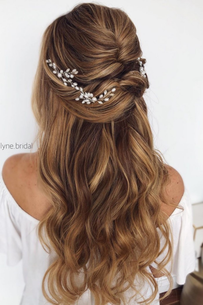 caraclyne.bridal Long Wedding Hairstyles and Updos #wedding #weddingupdos #weddingideas #hairstyles