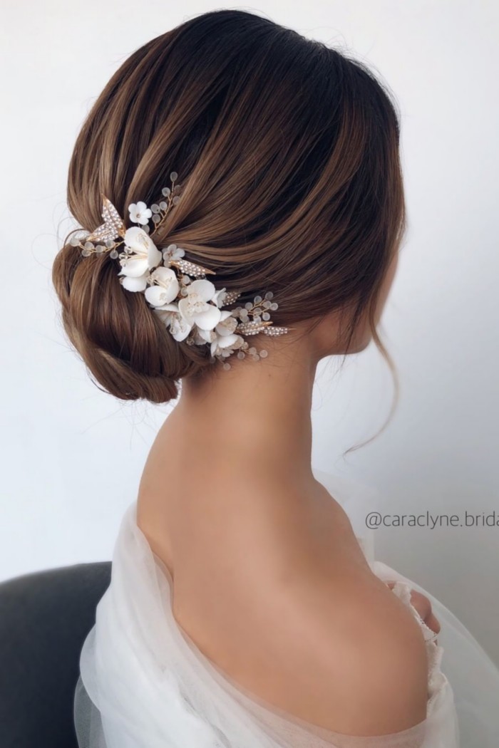 caraclyne.bridal Long Wedding Hairstyles and Updos #wedding #weddingupdos #weddingideas #hairstyles