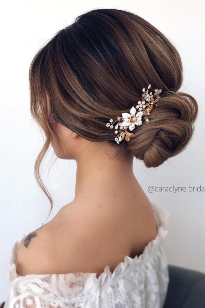 caraclyne.bridal Long Wedding Hairstyles and Updos #wedding #weddingupdos #weddingideas #hairstyles