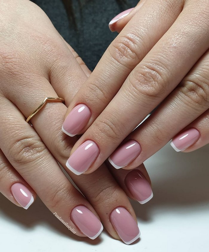 Pink White Wedding Nail Art Design Ideas #wedding #nails #weddingideas #weddingnails