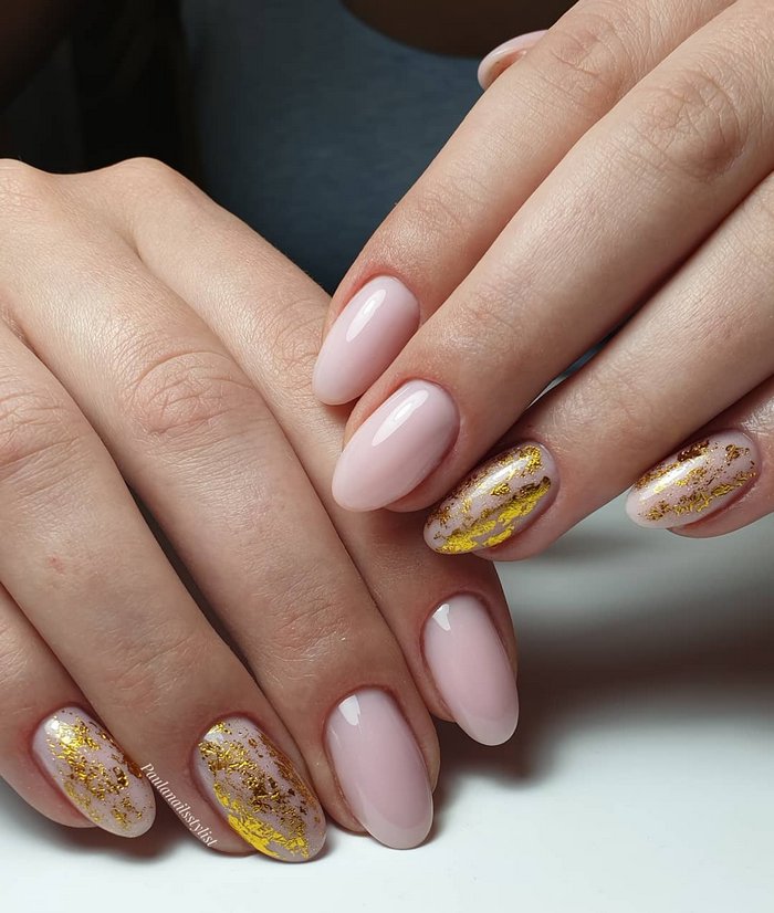 Pink White Wedding Nail Art Design Ideas #wedding #nails #weddingideas #weddingnails