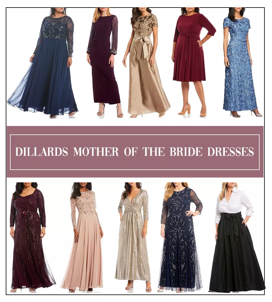 dillard mother of the bride dresses