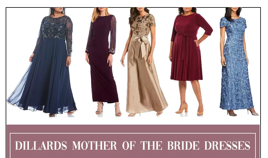 dillards mother of the groom dresses