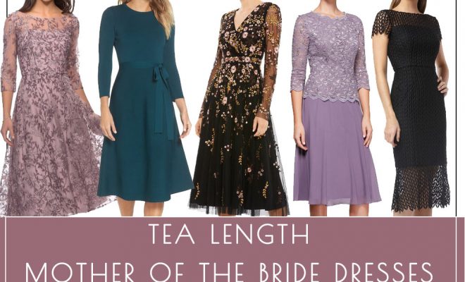 Tea Length Mother Of The Bride Dresses
