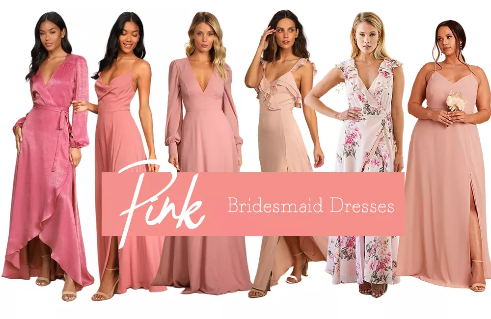 Pink Bridesmaid Dresses