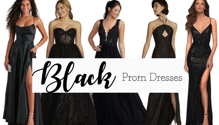 black prom dresses