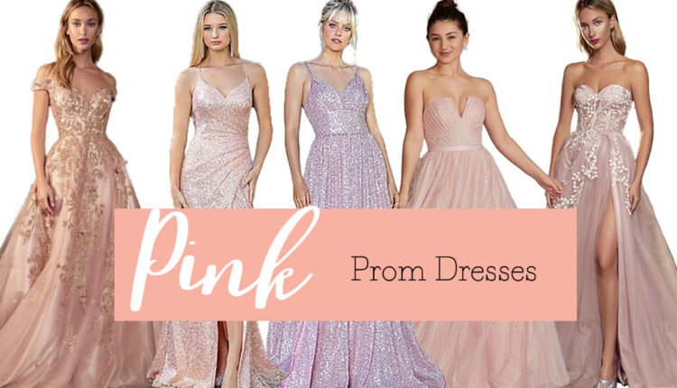 pink prom dresses