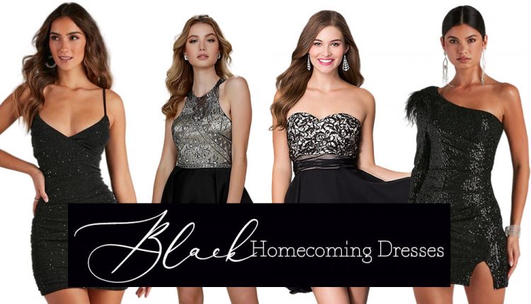 cheap black homecoming dresses little black dresses