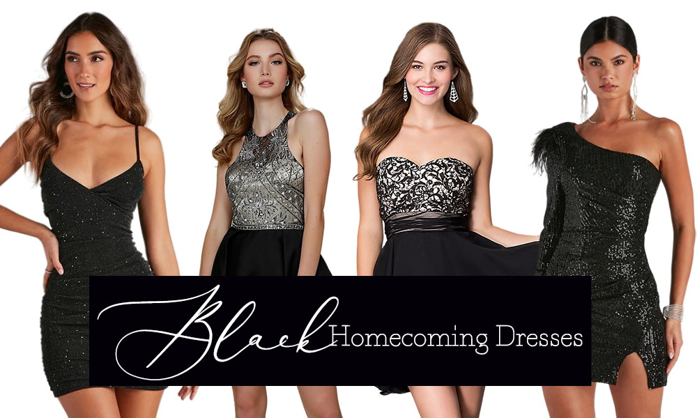 cheap black homecoming dresses little black dresses