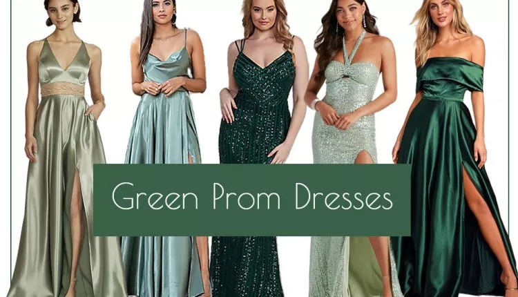 green prom dresses